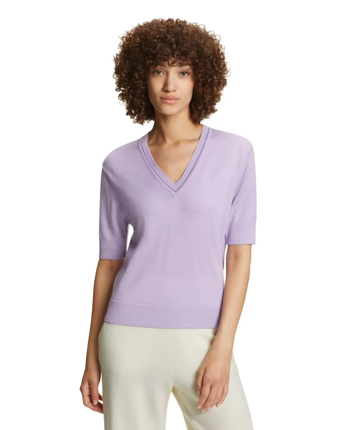 Damen Pullover V-Ausschnitt^FALKE Hot