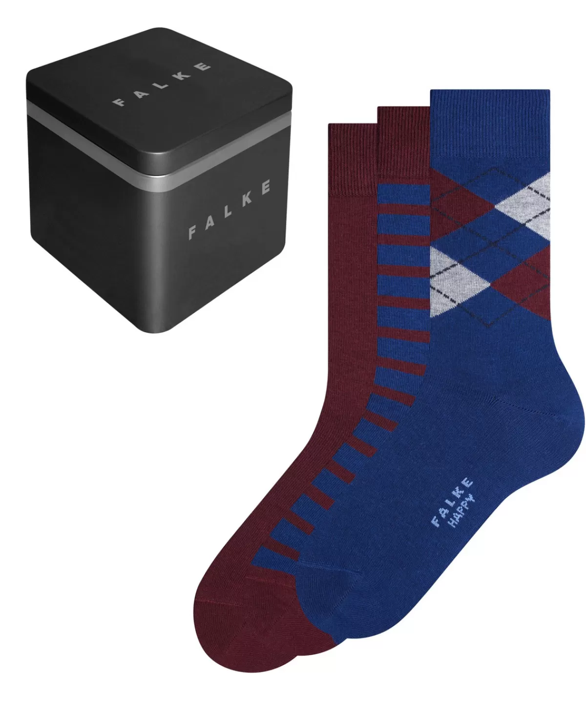 Happy Box 3-Pack Herren Socken^FALKE Outlet