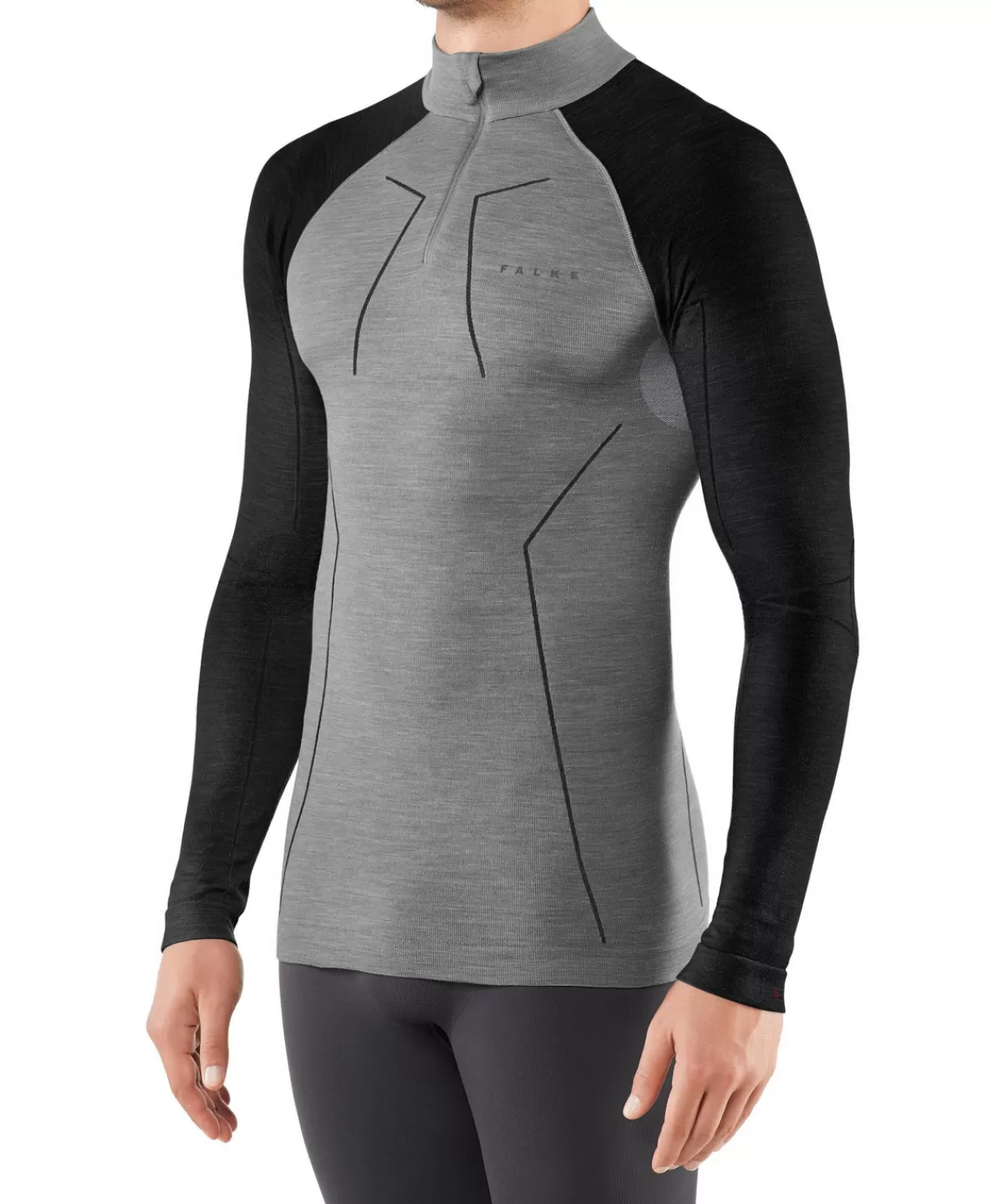 Herren Langarmshirt Wool-Tech^FALKE New