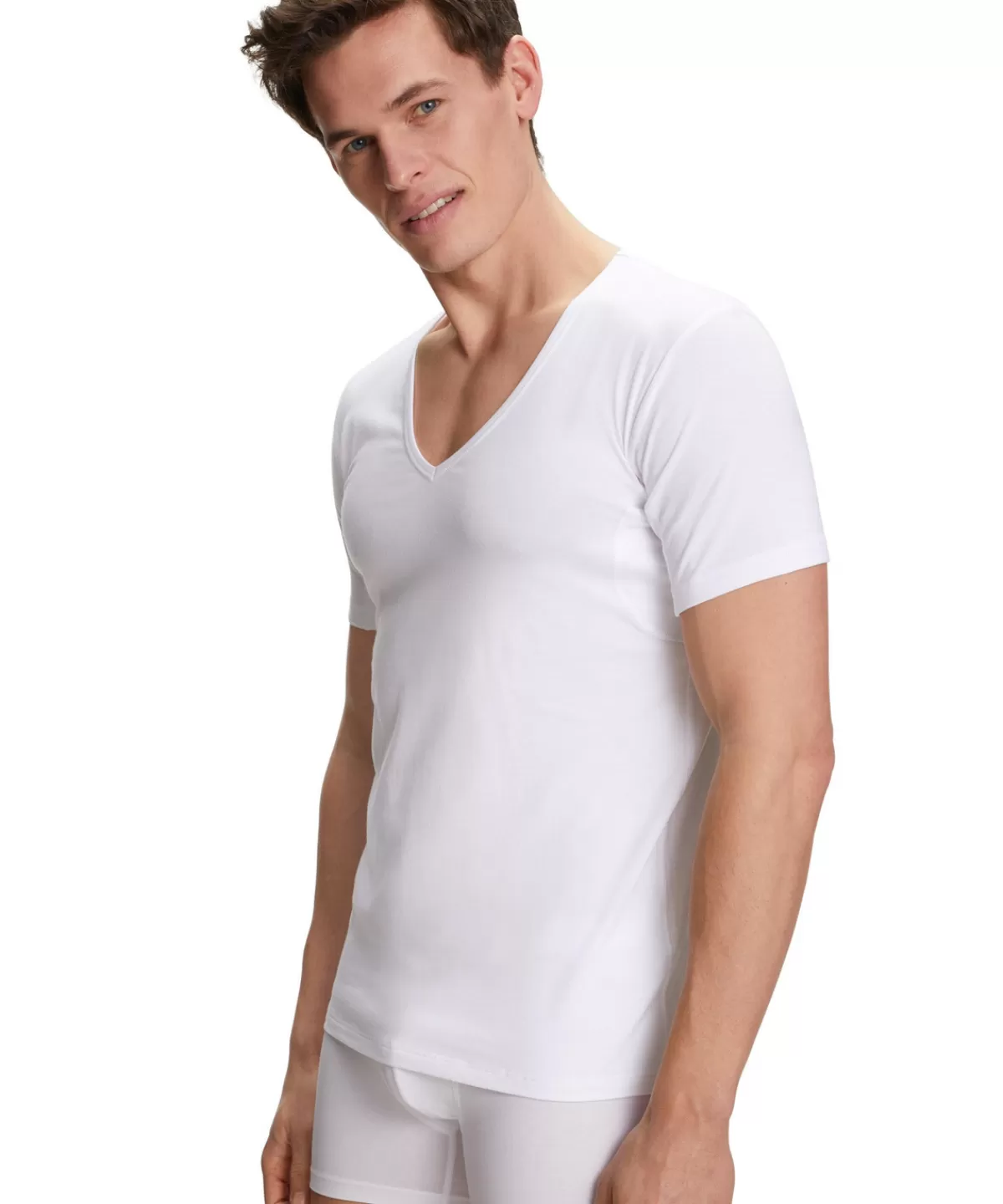 Herren T-Shirt V-Ausschnitt Climate Control^FALKE Cheap